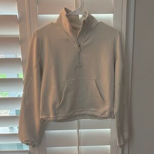 lululemon athletica Cream Half-Zip Jacket